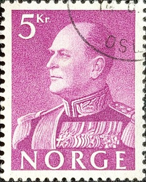 NORWAY 1958 King Olav V