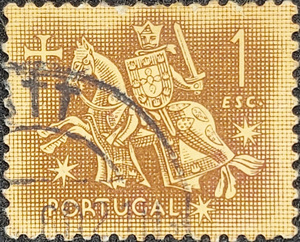 1953 Portugal Rey Dionisio I 20ctvs.