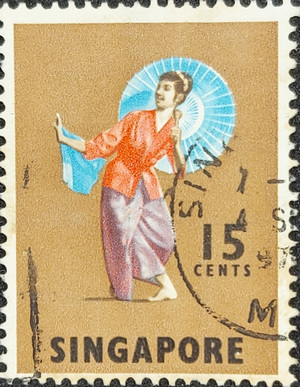 SINGAPORE STAMPS 15CENTS