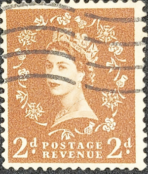 Stamp Stamps British Postal Agencies 1952 Queen Elizabeth II