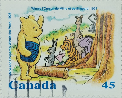 Winnie I'Ourson de Milne et de Shepard,1926