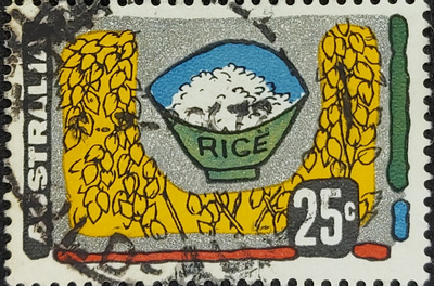 AUSTRALIA STAMP RICE
