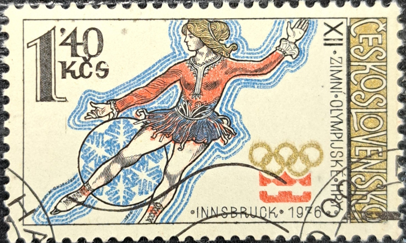 CESKOSLOVENSKO STAMPS INNSBRUCK 1976