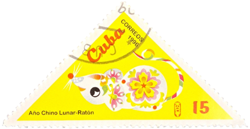 Cuba1996 Correo Año chino lunar-Ratón
