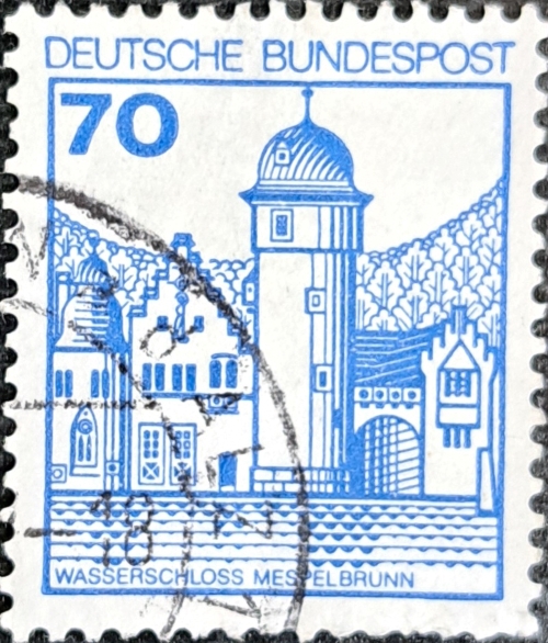 DEUTSCHE BUNDESPOST WASSERSCHLOSS MESPELBRUNN