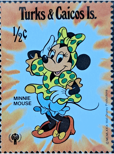 Turks & Caicos Is. MINNIE MOUSE